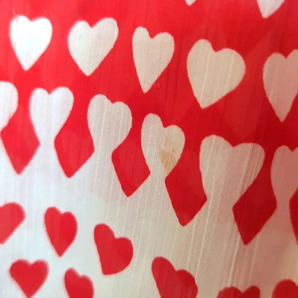 Kate Spade Chemise Red Hearts Bows - Picture 6 of 7